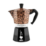 Bialetti X Dolce & Gabbana Leopardo 6-Cup Moka Express Italian Coffee Pot