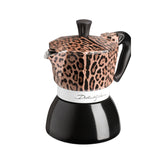 Bialetti X Dolce & Gabbana Leopardo 4-Cup Moka Induction Italian Coffee Pot
