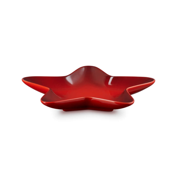 Le Creuset 20cm Stoneware Star Plate - Cerise