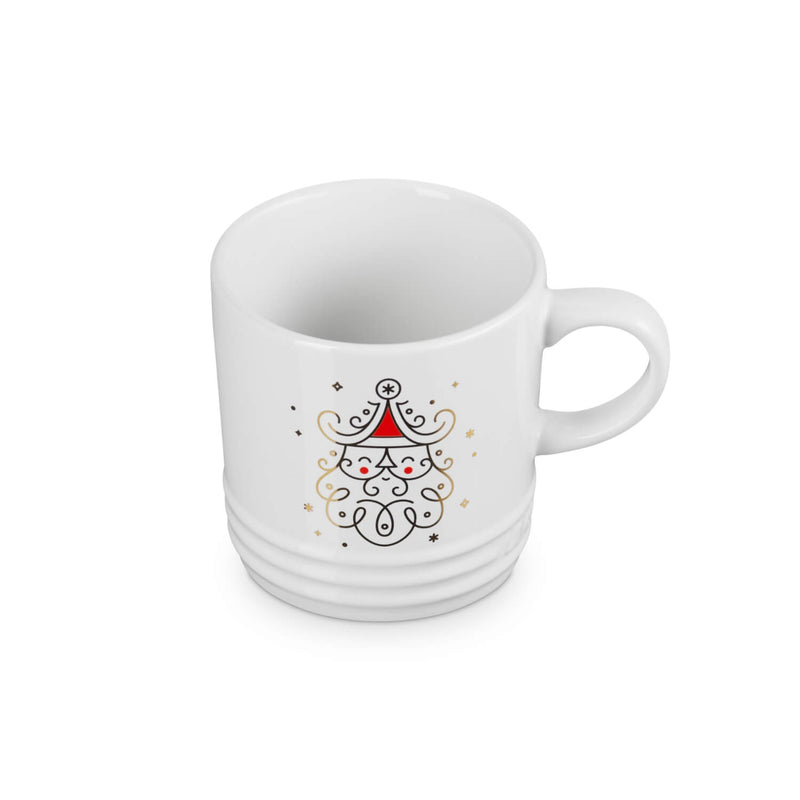 Le Creuset Stoneware Noel 350ml Mug - Santa