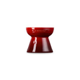 Le Creuset Stoneware 380ml Footed Raised Pet Bowl - Cerise