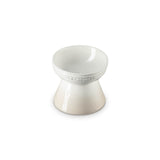 Le Creuset Stoneware 380ml Footed Raised Pet Bowl - Meringue
