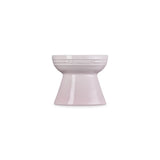 Le Creuset Stoneware 380ml Footed Raised Pet Bowl - Shell Pink