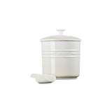 Le Creuset Stoneware 2.3L Pet Food Storage Jar with Scoop - Meringue