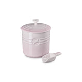 Le Creuset Stoneware 2.3L Pet Food Storage Jar with Scoop - Shell Pink