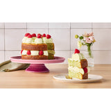 Le Creuset Stoneware 30cm Footed Cake Stand - Rose Quartz