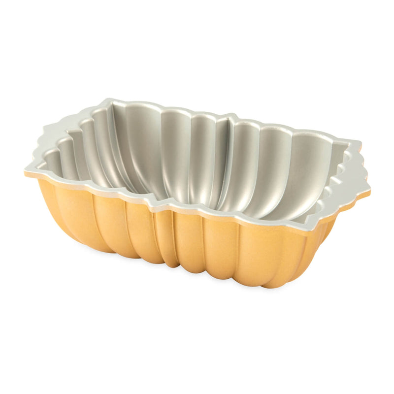 Nordic Ware Fluted Loaf Pan - Gold