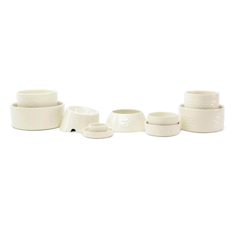 Scruffs Icon 13cm Stoneware Pet Saucer - Cream