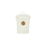 Scruffs 2 Litre Steel Pet Food Storage Cantina with Lid - Cream