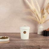 Scruffs 2 Litre Steel Pet Food Storage Cantina with Lid - Cream