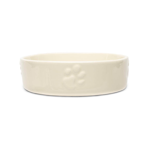 Scruffs Icon 20cm Stoneware Slow Feeder Pet Bowl - Cream