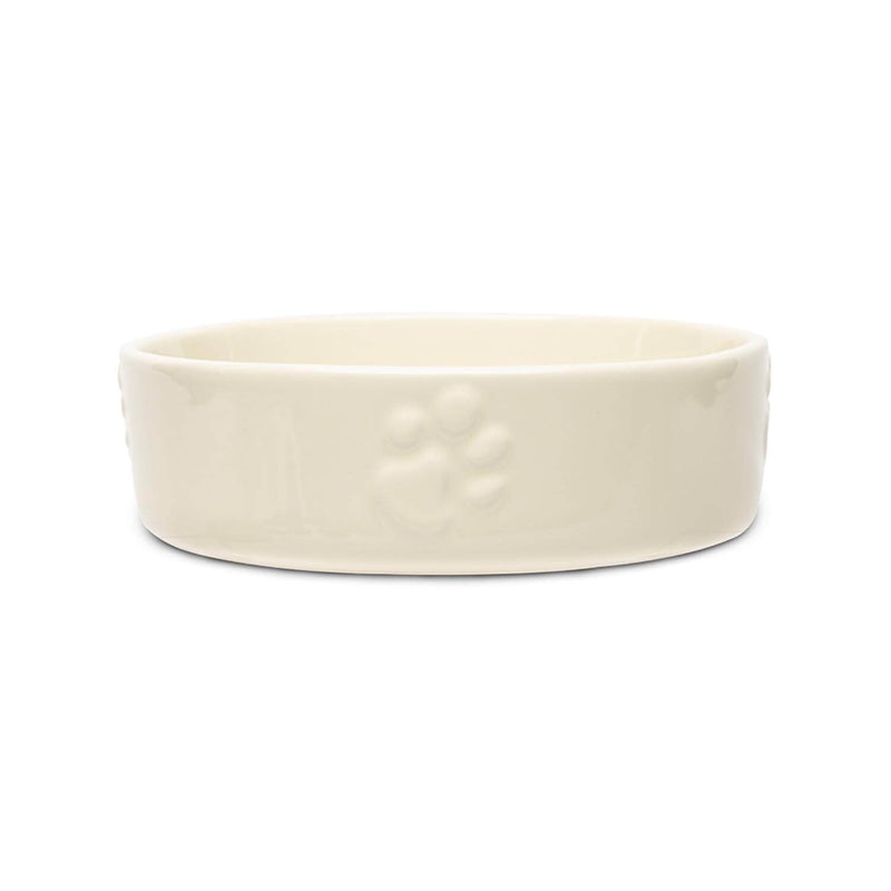 Scruffs Icon 20cm Stoneware Slow Feeder Pet Bowl - Cream