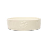 Scruffs Icon 16cm Stoneware Slow Feeder Pet Bowl - Cream