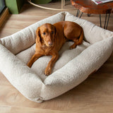 Scruffs Boucle 90cm x 70cm Box Bed - Ivory