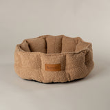 Scruffs Boucle 45cm Round Cat Bed - Desert Brown