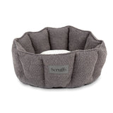 Scruffs Boucle 45cm Round Cat Bed - Slate Grey