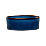 Scruffs Reactive Glaze 19cm Stoneware Food/Water Bowl - Midnight Blue