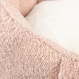Scruffs Boucle 45cm Round Cat Bed - Blush Pink