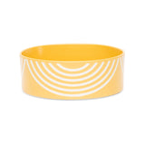 Scruffs Aztec 19cm Stoneware Pet Bowl - Sunflower Yellow