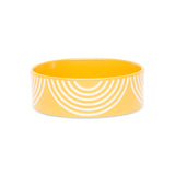 Scruffs Aztec 15cm Stoneware Pet Bowl - Sunflower Yellow