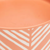Scruffs Aztec 19cm Stoneware Pet Bowl - Terracotta Orange
