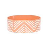 Scruffs Aztec 19cm Stoneware Pet Bowl - Terracotta Orange