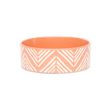 Scruffs Aztec 15cm Stoneware Pet Bowl - Terracotta Orange