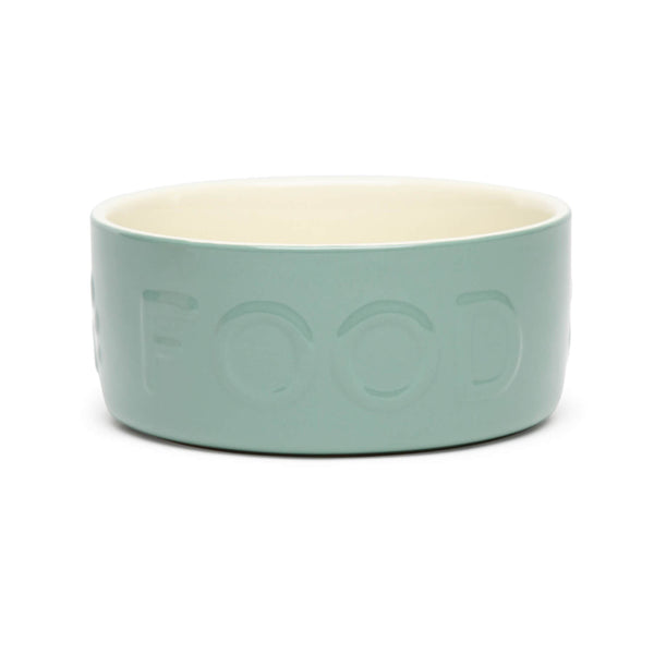 Scruffs Classic 19cm Stoneware Pet Food Bowl - Sage Green