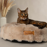 Scruffs Alpine 50cm Round Cat Bed - Champagne