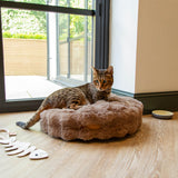 Scruffs Alpine 50cm Round Cat Bed - Taupe