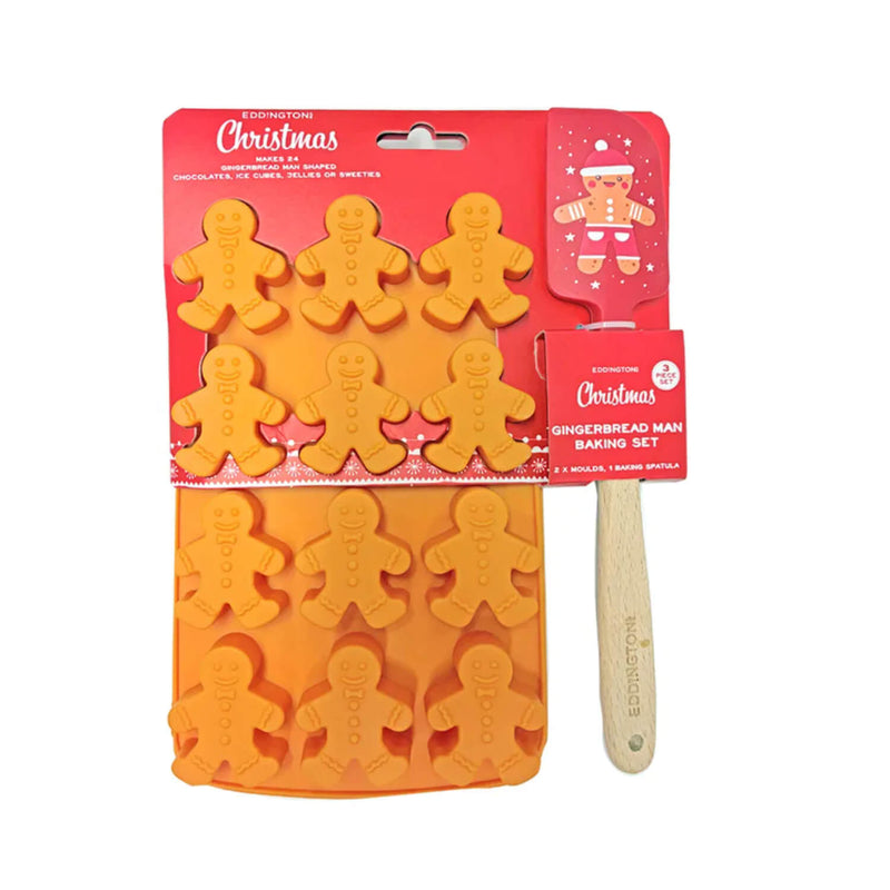 Eddingtons Christmas Gingerbread Man Baking Set - 3-Piece