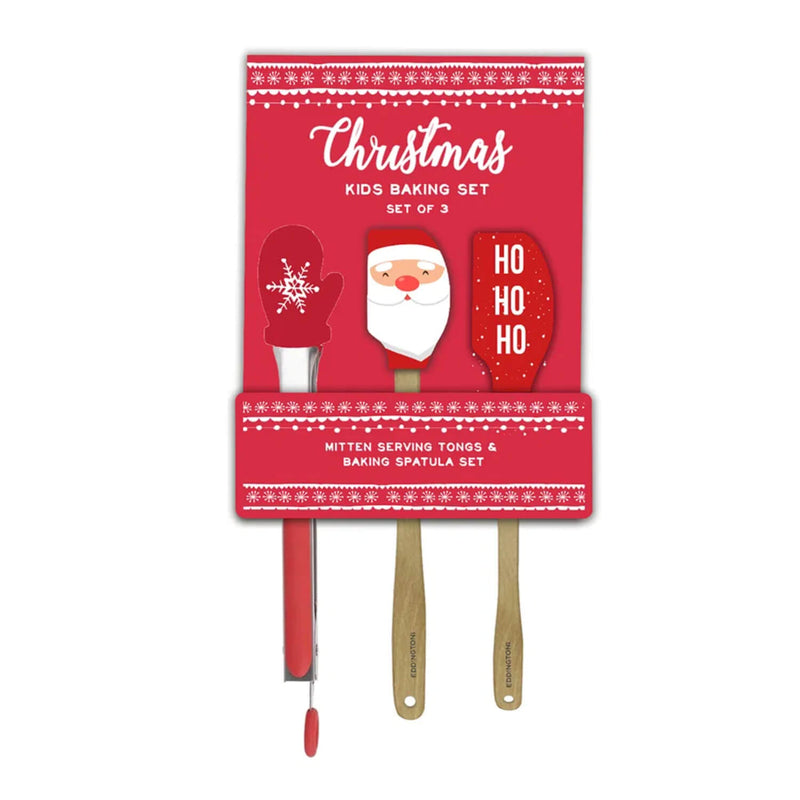 Eddingtons Christmas Mini Tongs & Spaula Set - Set Of 3