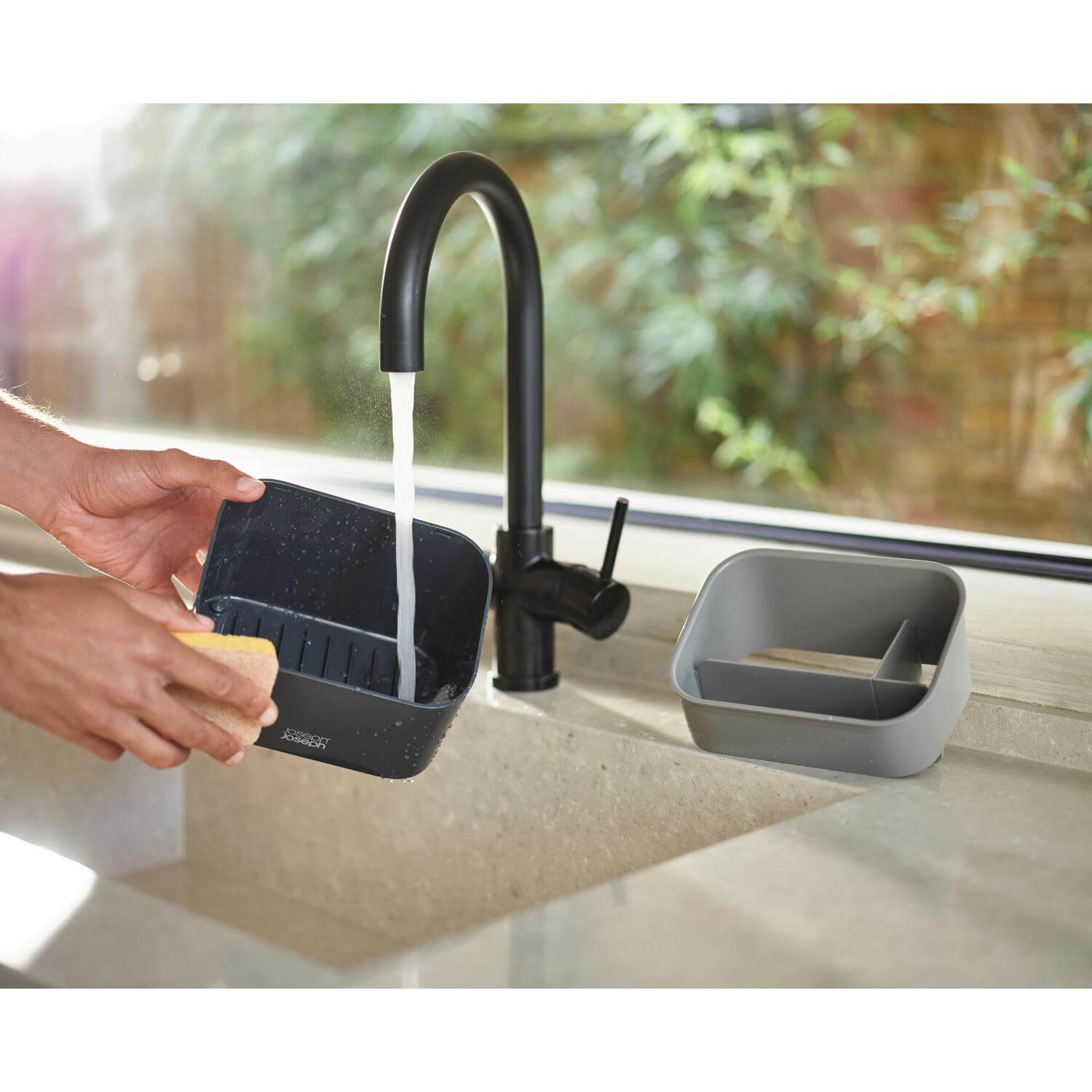 Buy Joseph Joseph | SinkStore Tiered Sink Tidy - Grey – Potters Cookshop