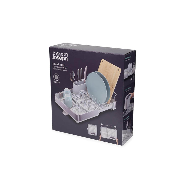 Joseph Joseph Extend Steel Expandable Dish Rack - Light Stone