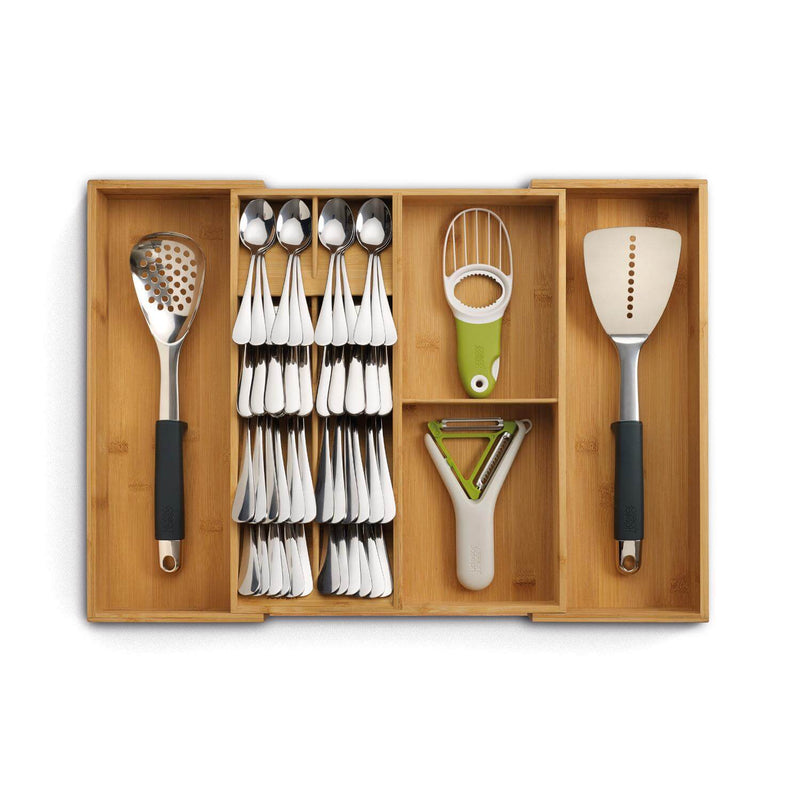 Joseph Joseph DrawerStore Bamboo Expanding Cutlery Organiser