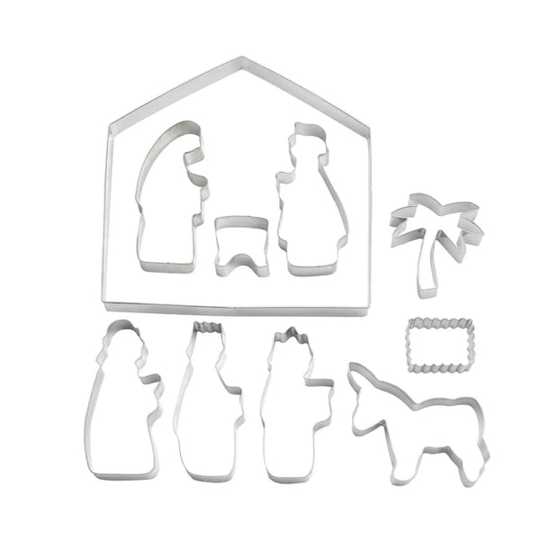 Eddingtons Christmas Nativity Cookie Cutter Set - 10-Piece