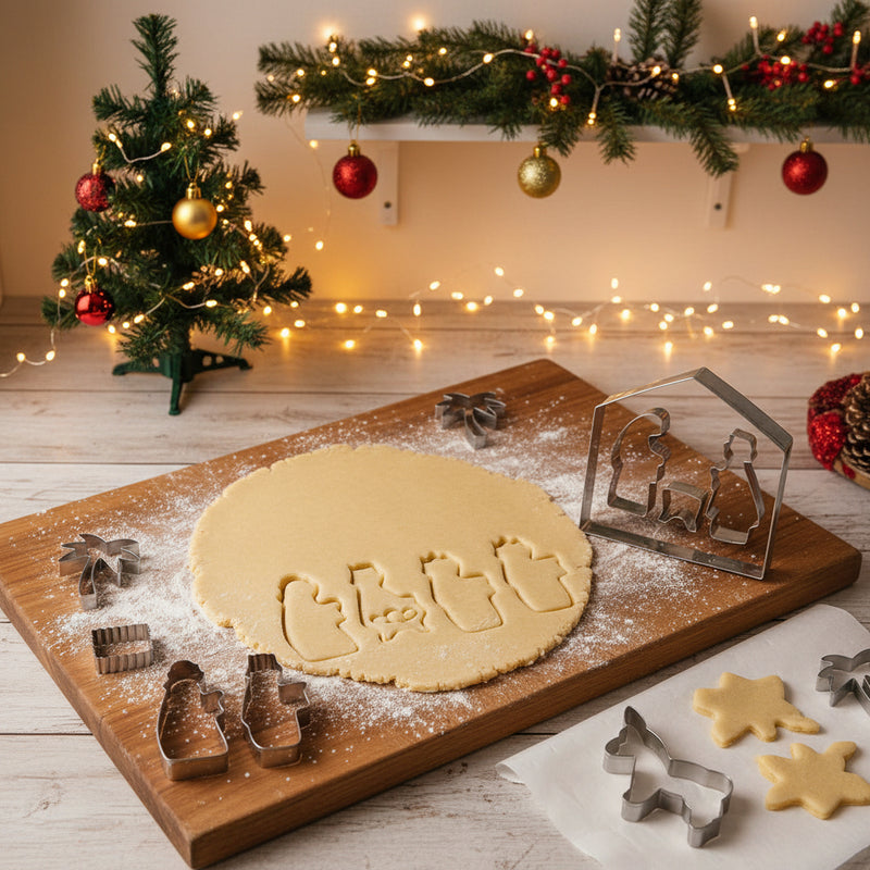 Eddingtons Christmas Nativity Cookie Cutter Set - 10-Piece