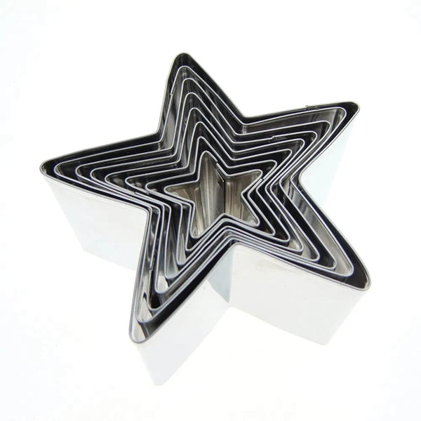 Eddingtons 8-Piece Star Cookie Cutter Tin