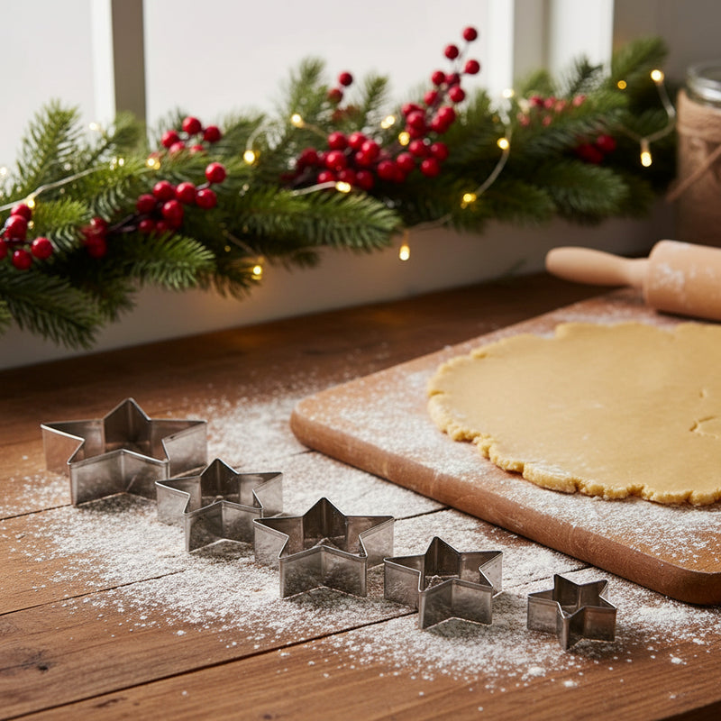 Eddingtons 8-Piece Star Cookie Cutter Tin