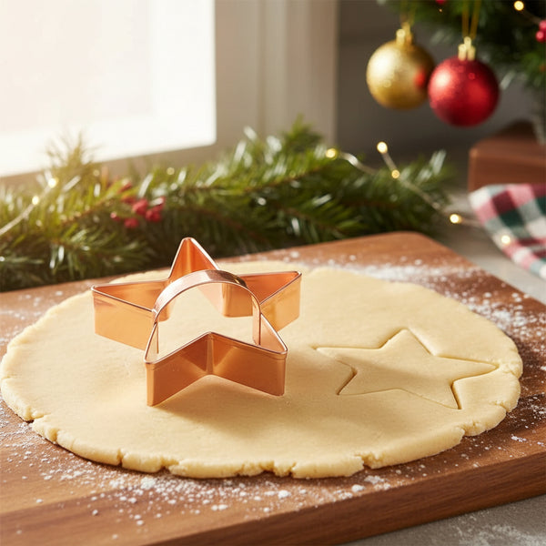 Eddingtons Christmas Vintage Star Cookie Cutter - Copper