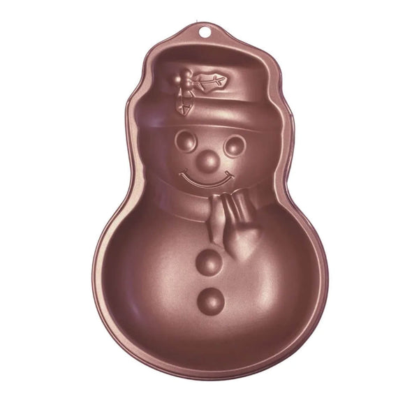 Eddingtons Christmas Snowman Copper Cake Pan