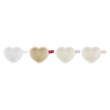 Le Creuset Stoneware Set of 4 220ml Mini Heart Mugs
