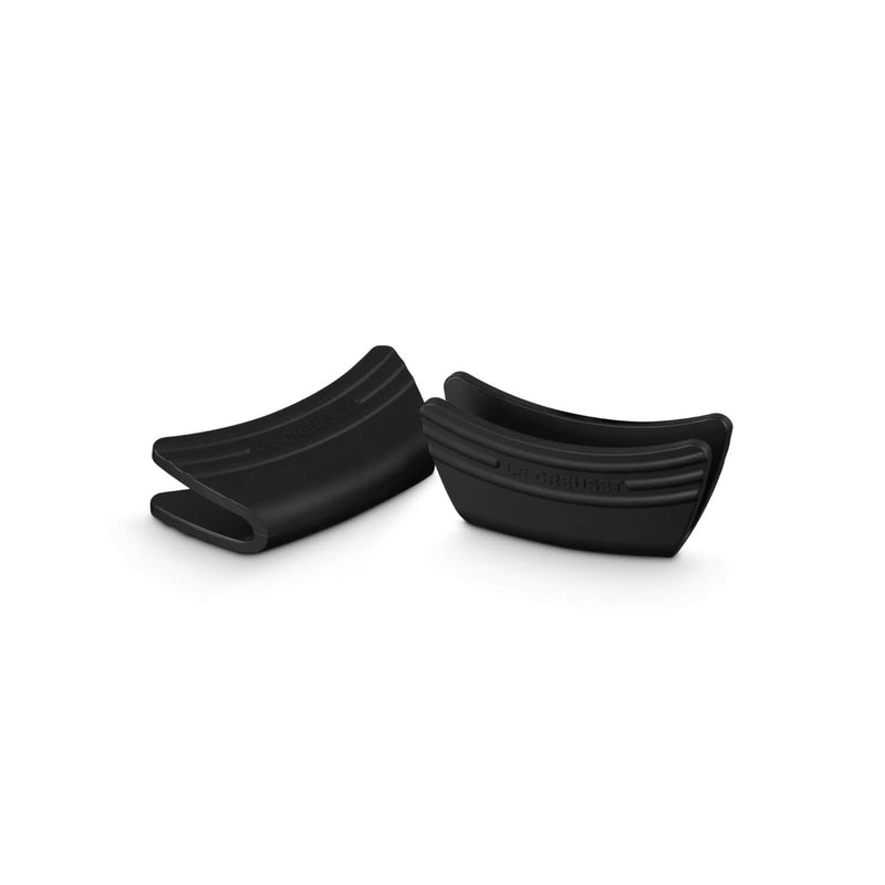 Le Creuset Set of 2 Silicone Side Handle Grips - Black