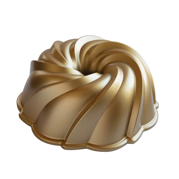 Nordic Ware Swirl Bundt Pan - Gold