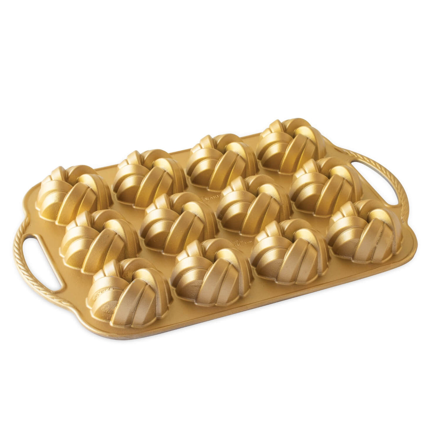 Buy Nordic Ware Braided Mini Bundt Pan Gold – Potters Cookshop