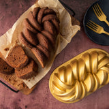 Nordic Ware Braided Loaf Pan - Gold