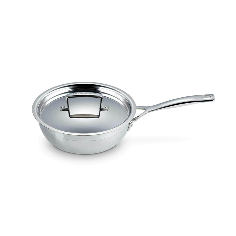 Le Creuset 3-Ply Stainless Steel Non-Stick Chefs Pan - 20cm