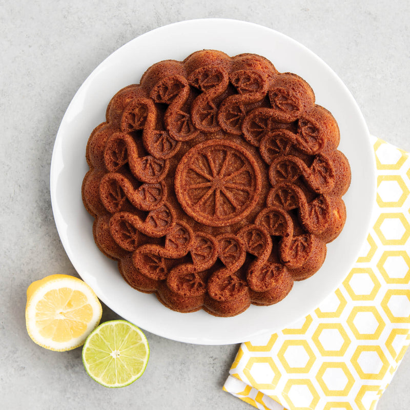 Nordic Ware Citrus Twist Cake Pan - Toffee