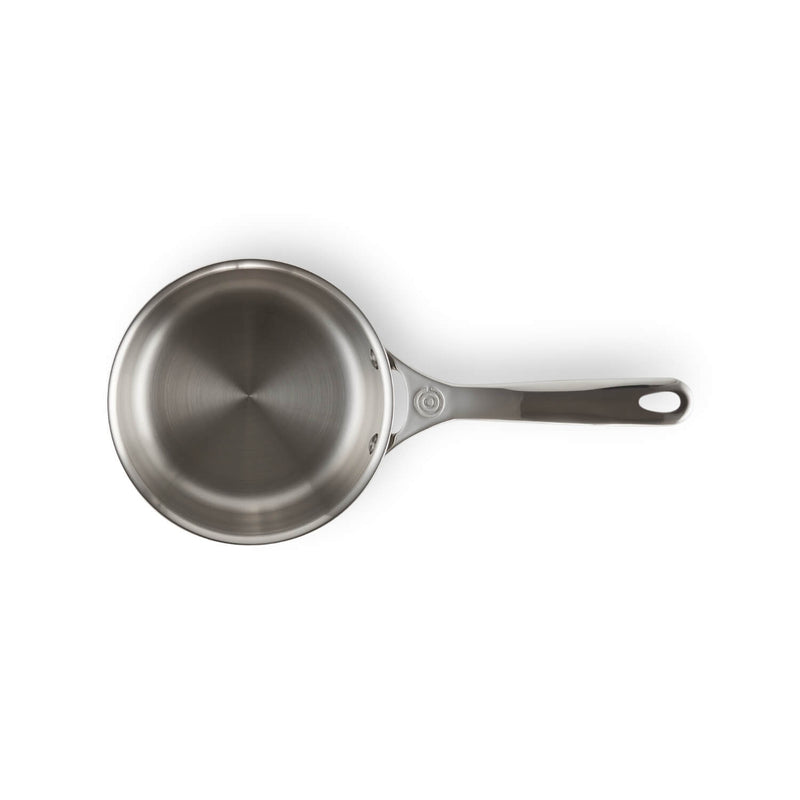 Le Creuset Signature 3-Ply Stainless Steel Saucepan with Lid - 16cm