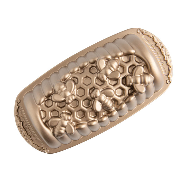 Nordic Ware 6-Cup Honey Hive Loaf Pan - Toffee